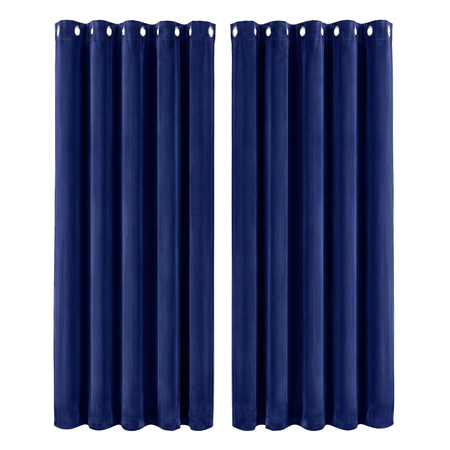 Marlow Thick Thermal Blackout Curtains Velvet Eyelet Ring Top Ready Made