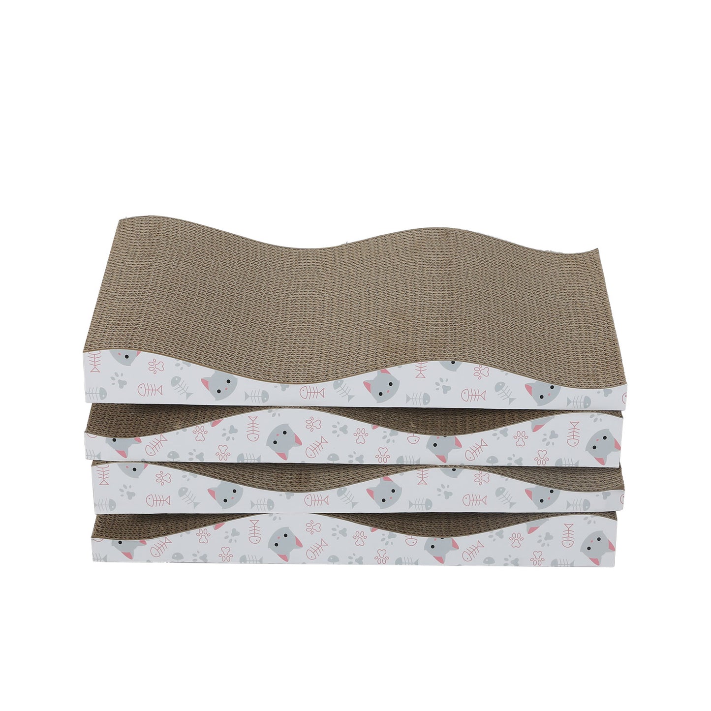 Skylos Cat Scratching Board Durable Recyclable Cardboard Scratcher Lounge Bed