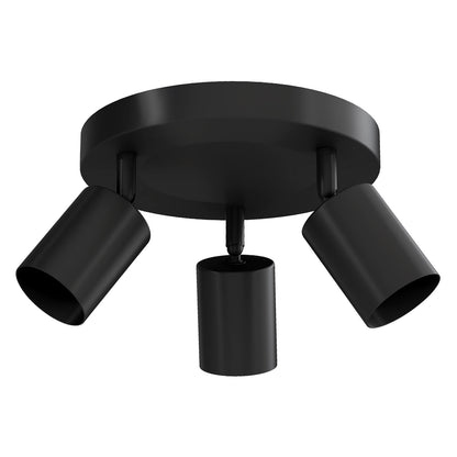 EMITTO Ceiling Spotlight Adjustable Kitchen Bar Spot Light LED GU10 No Bulbs