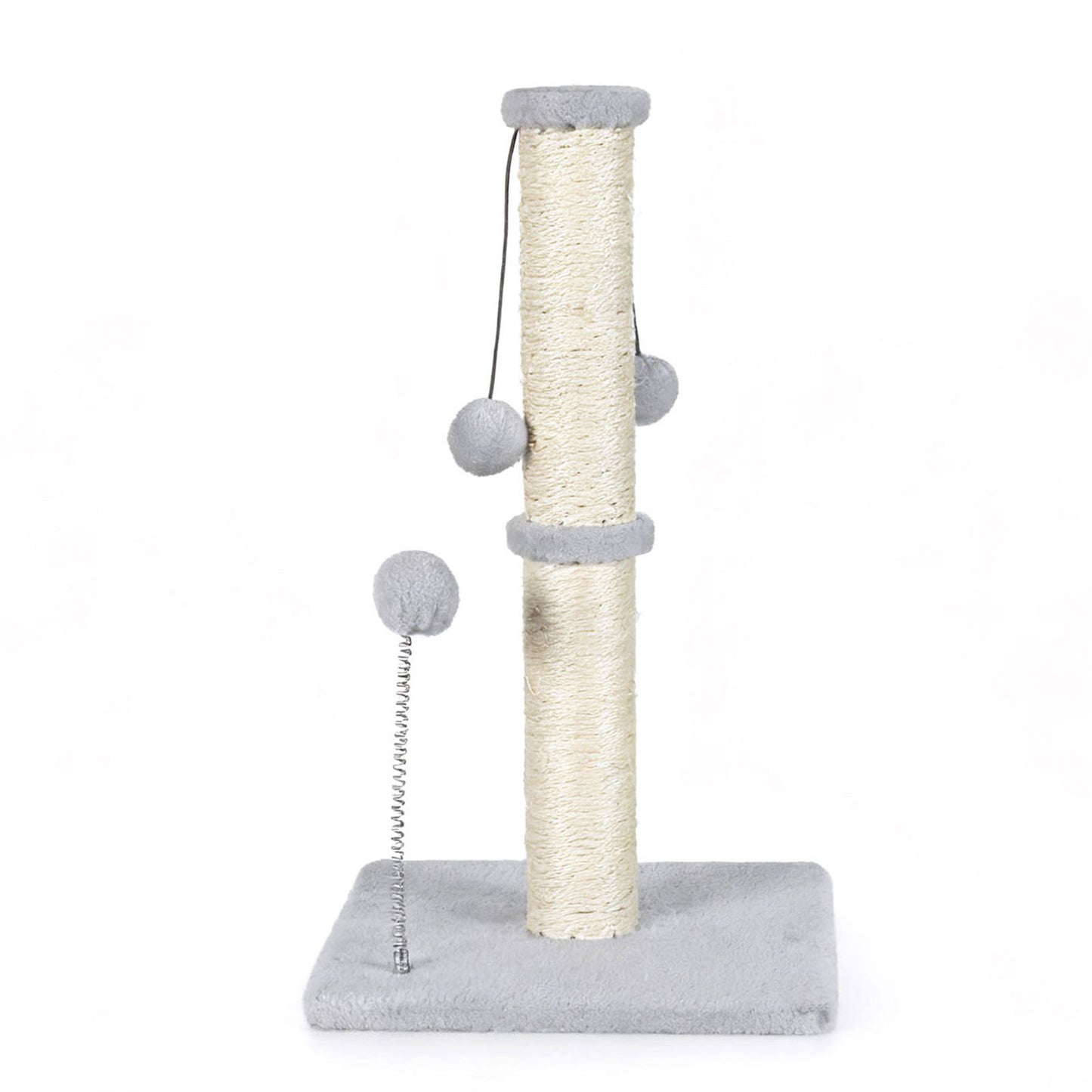 Skylos Tall Cat Scratching Post Natural Sisal Pole Heavey Duty Base with Ball