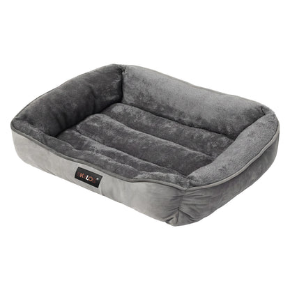 Skylos Orthopedic Dog Bed Soft Arctic Velvet Pet Bed Anti-Slip Mattress Large