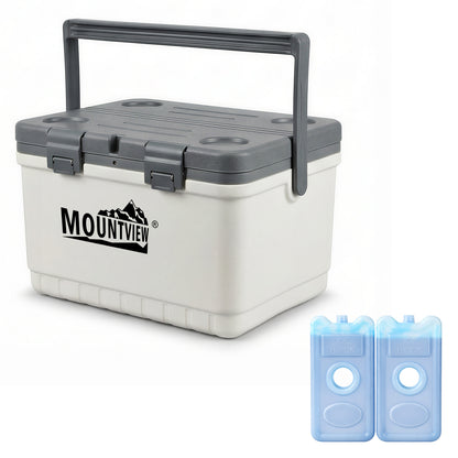 Mountview Cool Box 22L White Portable Large Cooler Ice Food Camping Beach Picnic