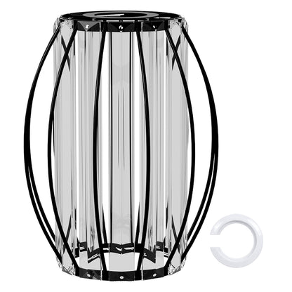 Emitto Crystal Ceiling Light Shade Pendant Lamp Shade Table Floor Lamps Black