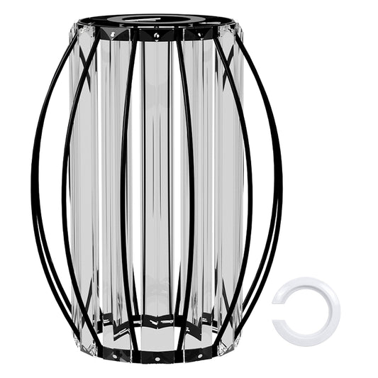 Emitto Crystal Ceiling Light Shade Pendant Lamp Shade Table Floor Lamps Black