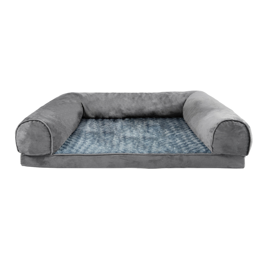 Skylos Orthopedic Pet Calming Bed Extra Large Foam Plush Dog Nest Mattress Mat