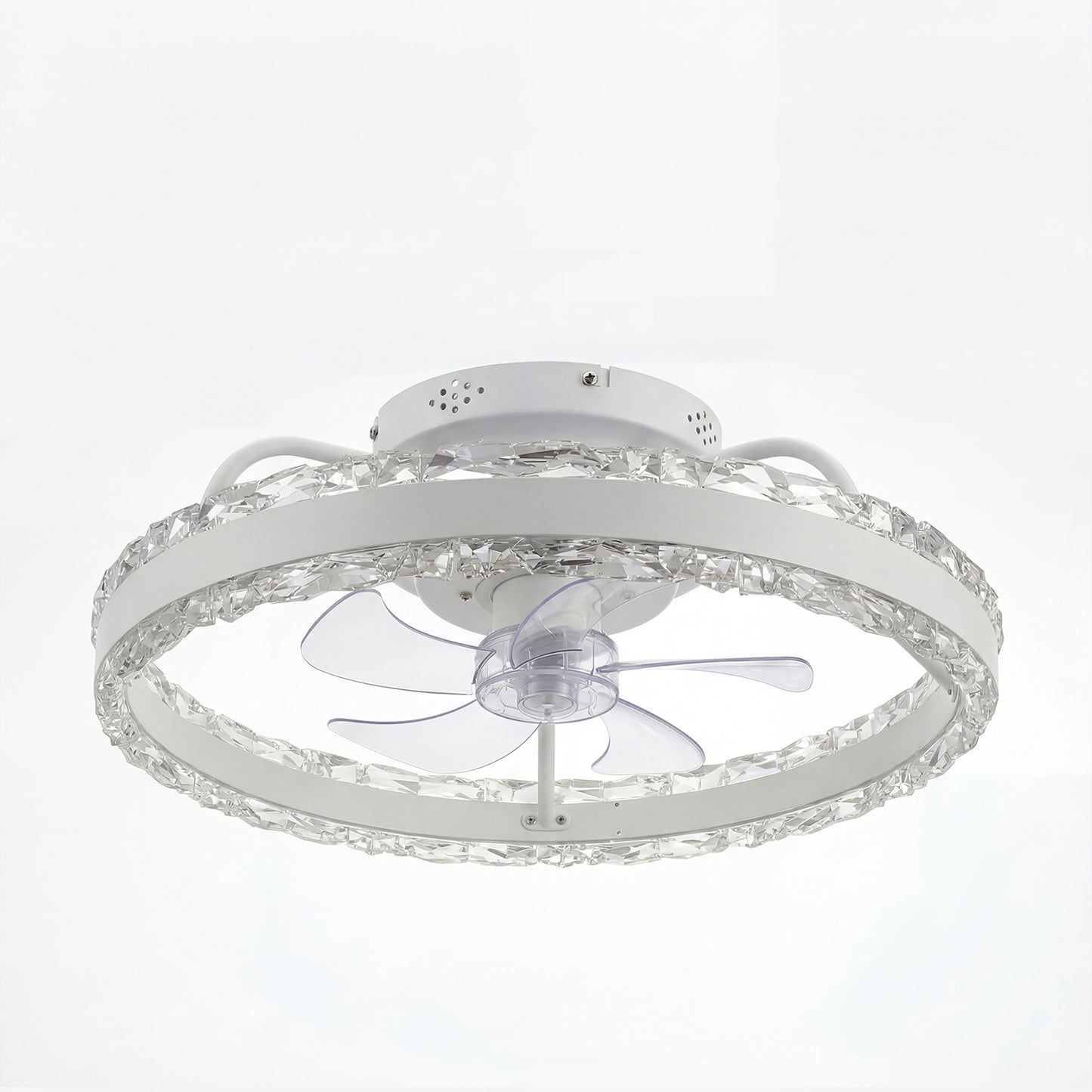 Emitto LED Ceiling Fan Light Dimmable 6 Speed Lamp Living Room with Remote APP