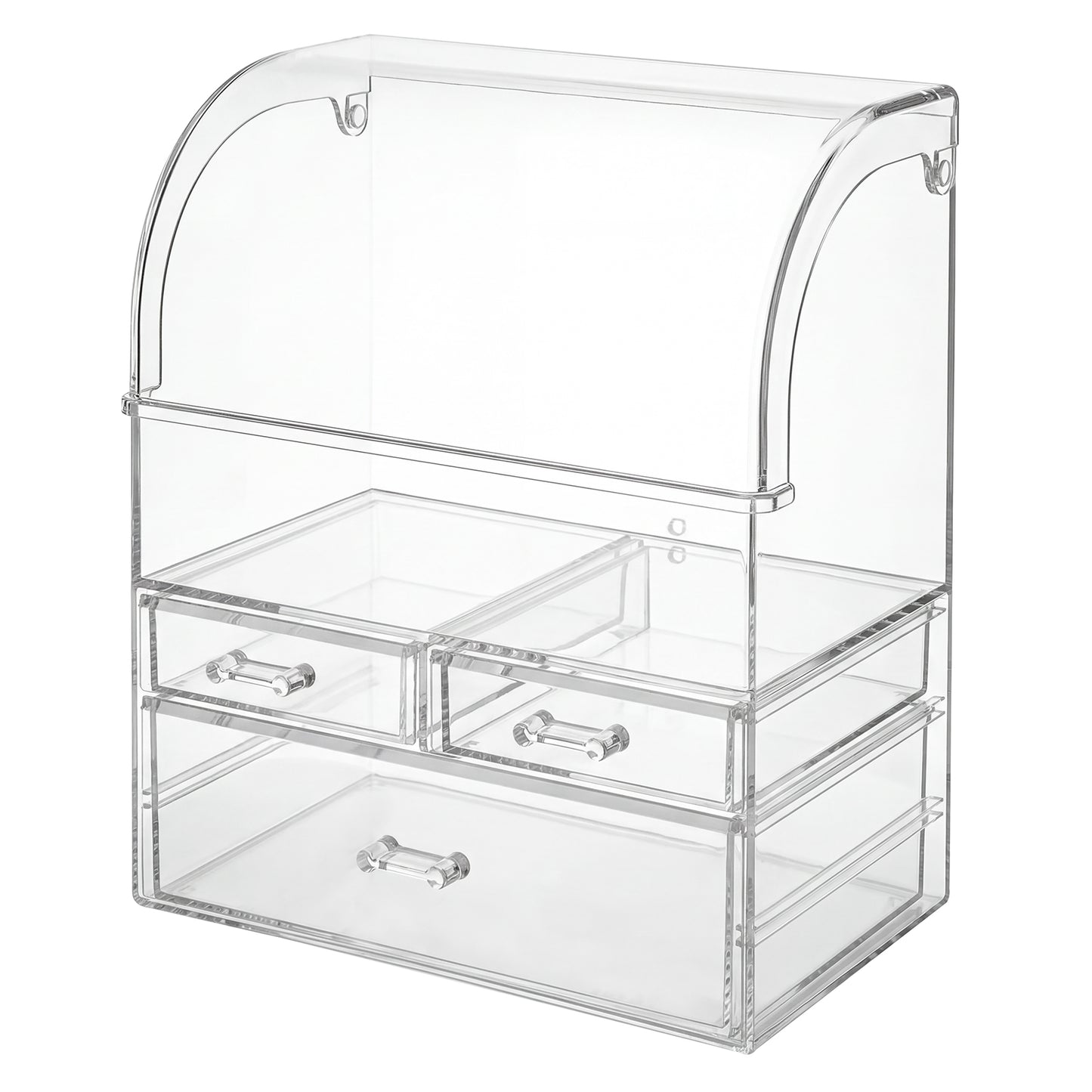 ilus Makeup Storage Organiser Acrylic Cosmetics Organizer Beauty Clear Color