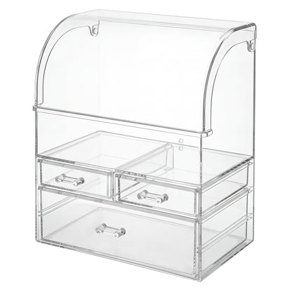 ilus Makeup Storage Organiser Acrylic Cosmetics Organizer Beauty Clear Color