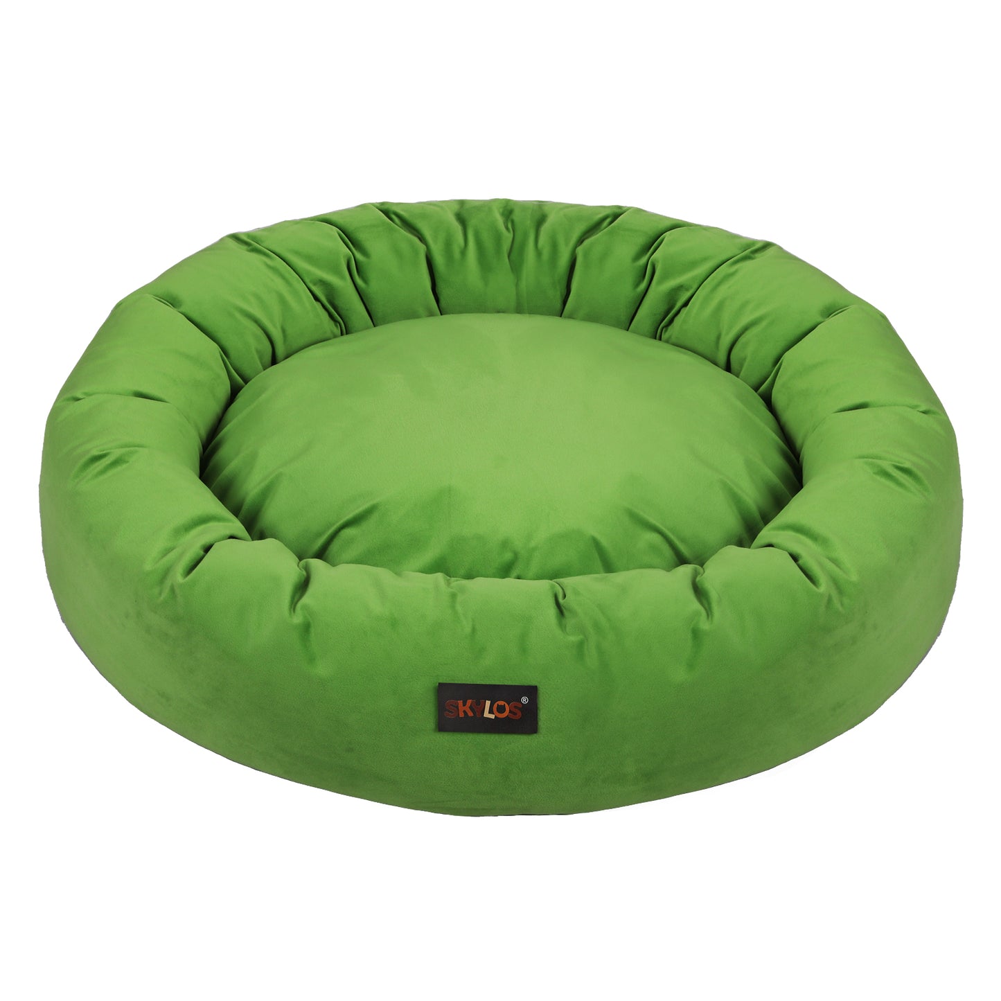 Skylos Dog Bed Donut Soft Large Cat Beds For Calming Pet Anti Anxiety Washable S