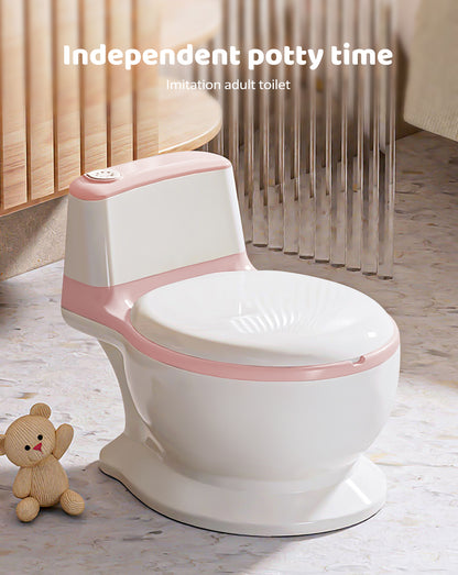 Dekko Kids Potty Trainer Seat Safety Toilet Training Toddler Non-Slip Pink