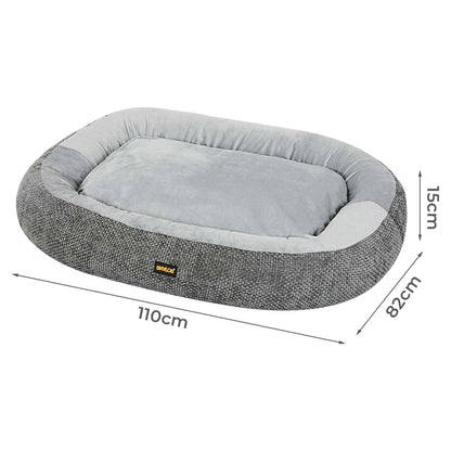 Skylos Pet Bed Washable Plush Orthopedic Soft Indoor Pet Cushion Mat Extra Large
