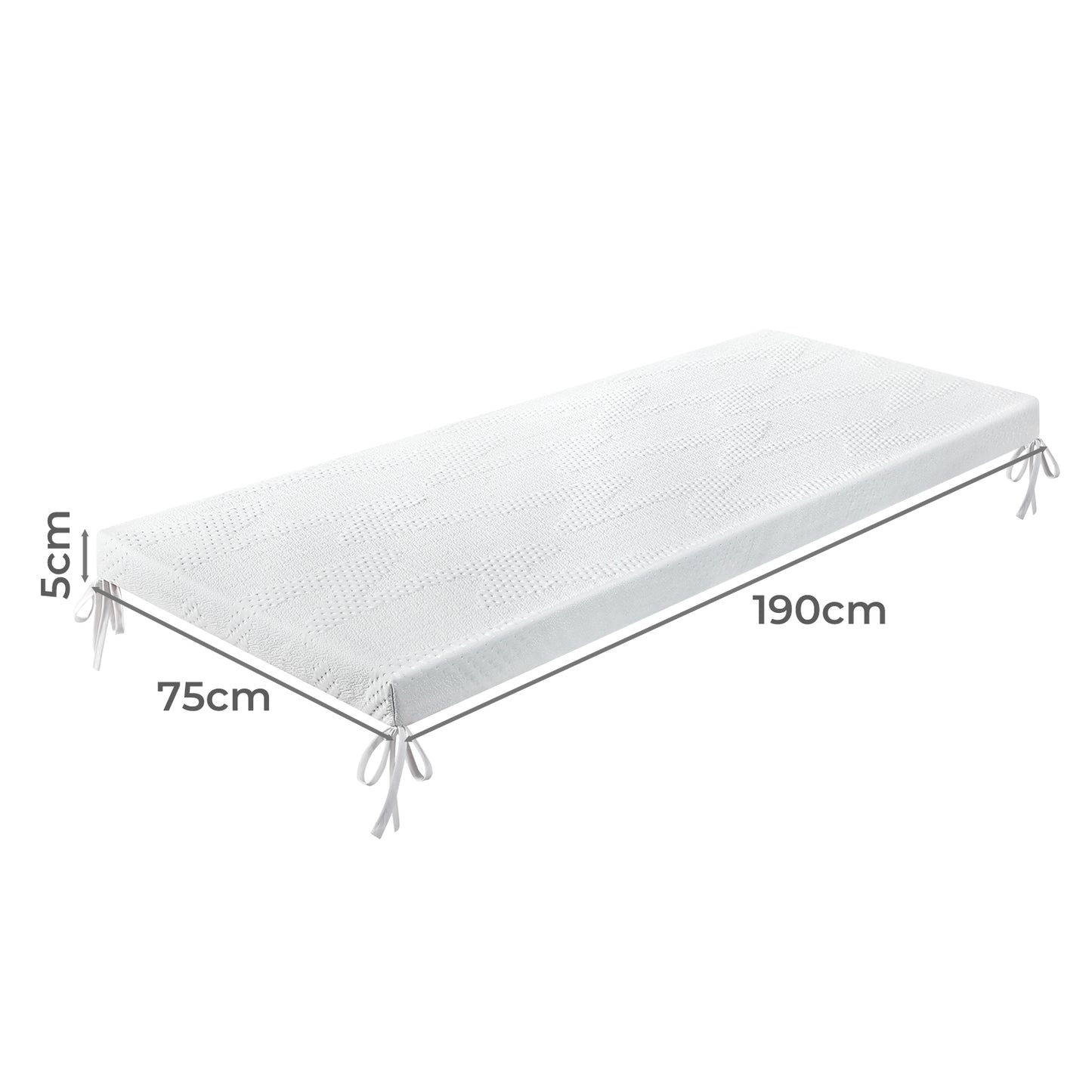Lavio Camping Mattress Topper High Density Foam Car Floor Roll Bed Mat Portable