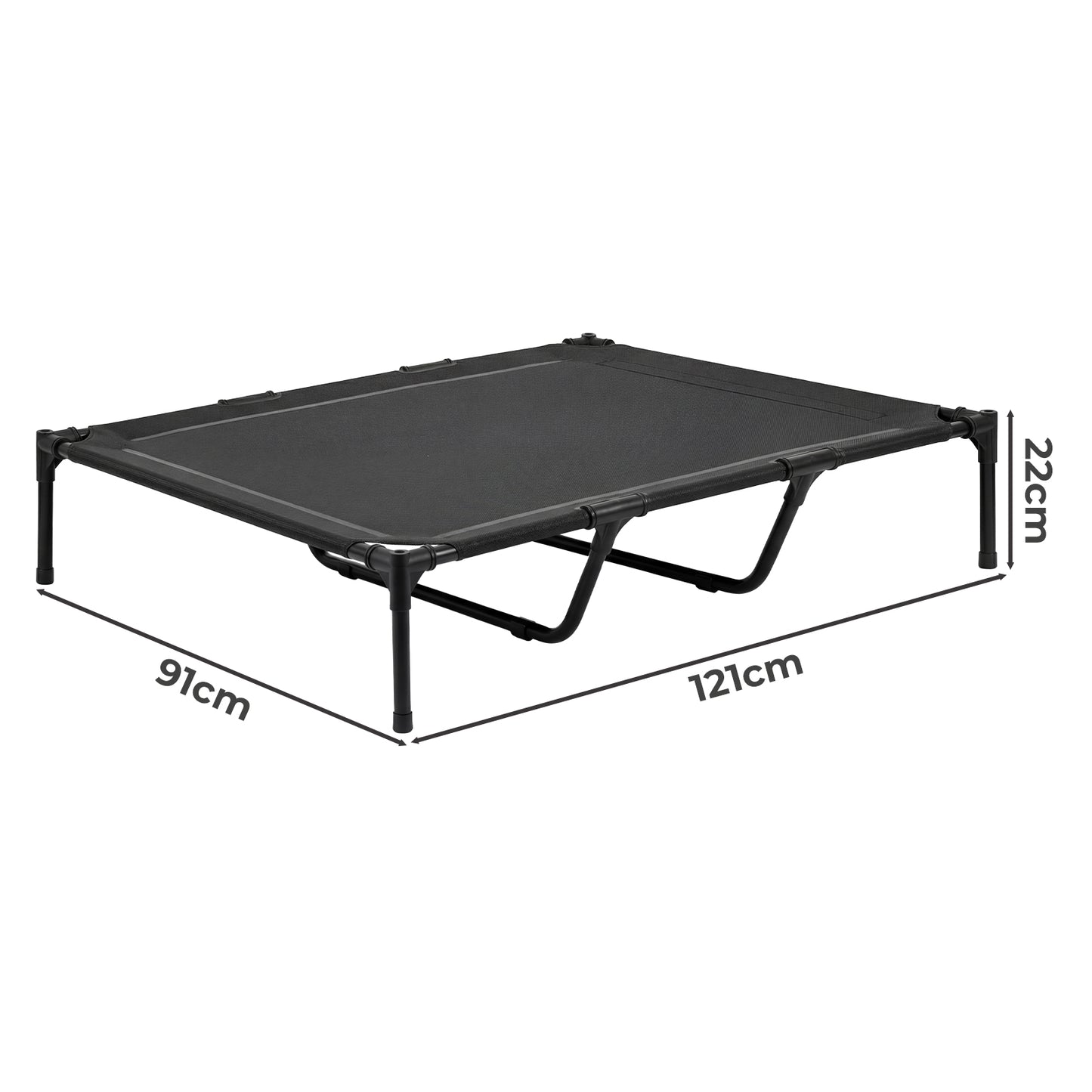 Skylos Elevated Dog Bed Large Raised Pet Cot Indoor Outdoor Use Supporting Bars