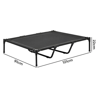 Skylos Elevated Dog Bed Large Raised Pet Cot Indoor Outdoor Use Supporting Bars