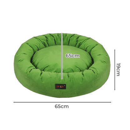 Skylos Dog Bed Donut Soft Large Cat Beds For Calming Pet Anti Anxiety Washable S