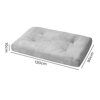Skylos Pet Bed Cushion Extra Large Dog Mattress Plush Washable Pet Crate Pad Mat