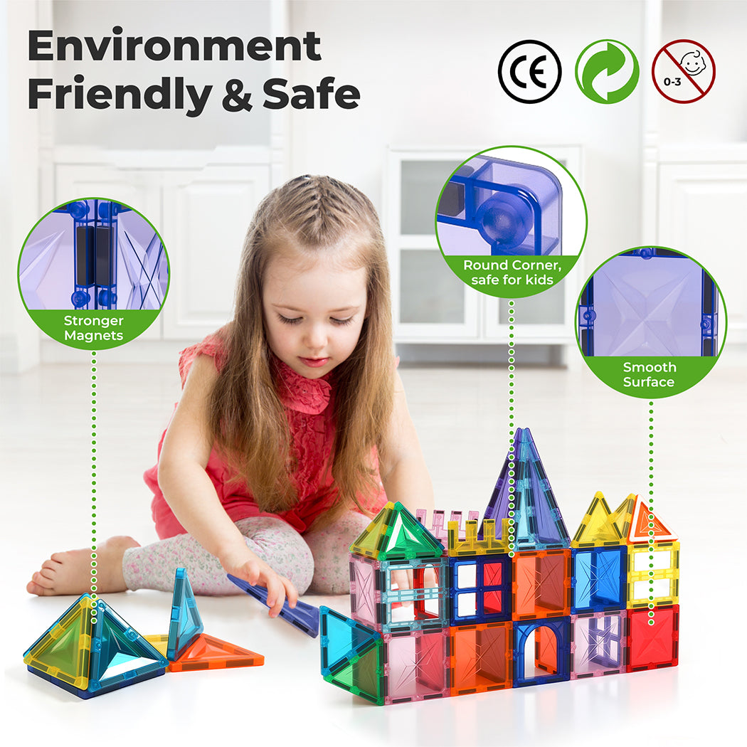 Dekko Magnetic Building Blocks Tiles for Kids Gift Educational Construction Toy