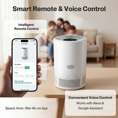 Spector Air Purifier Smart HEPA Alexa APP Control with Timer Quiet Sleep Mode