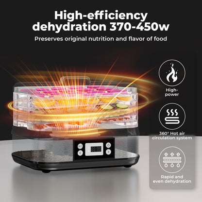 Spector Electric Food Dehydrator Fruit Meat Beef Veg Dryer Machine 5/6 Trays