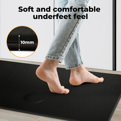 Marlow 2 Piece Kitchen Mat Runner Set Non-slip Washable Anti Fatigue Floor Mats