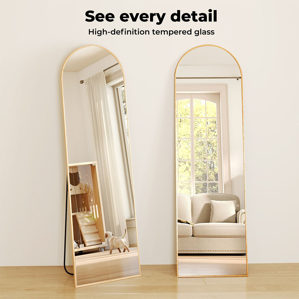 Levede 165X60CM Full Length Mirror Floor Standing Wall Mounted Mirror Home Decor