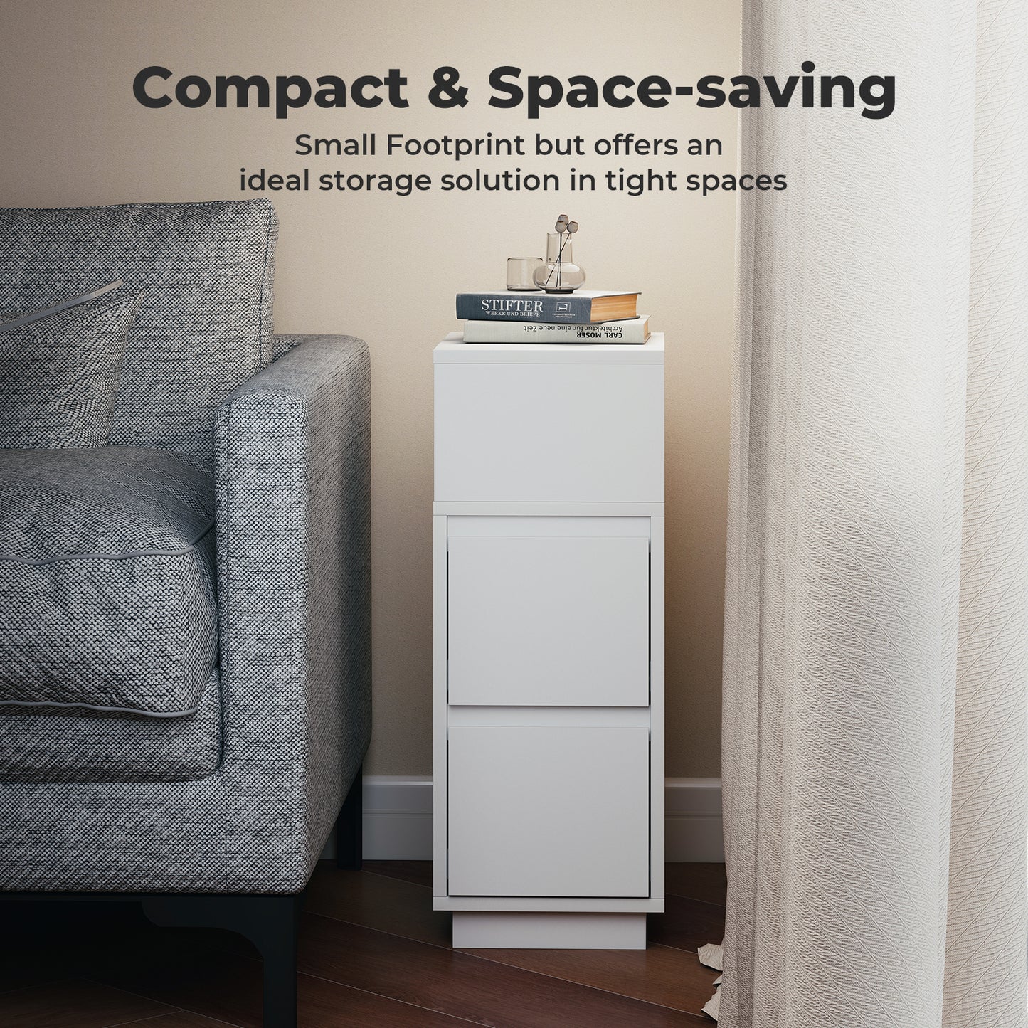 Levede Bedside Table with Drawer Storage Nightstand Cabinet End Table Bedroom