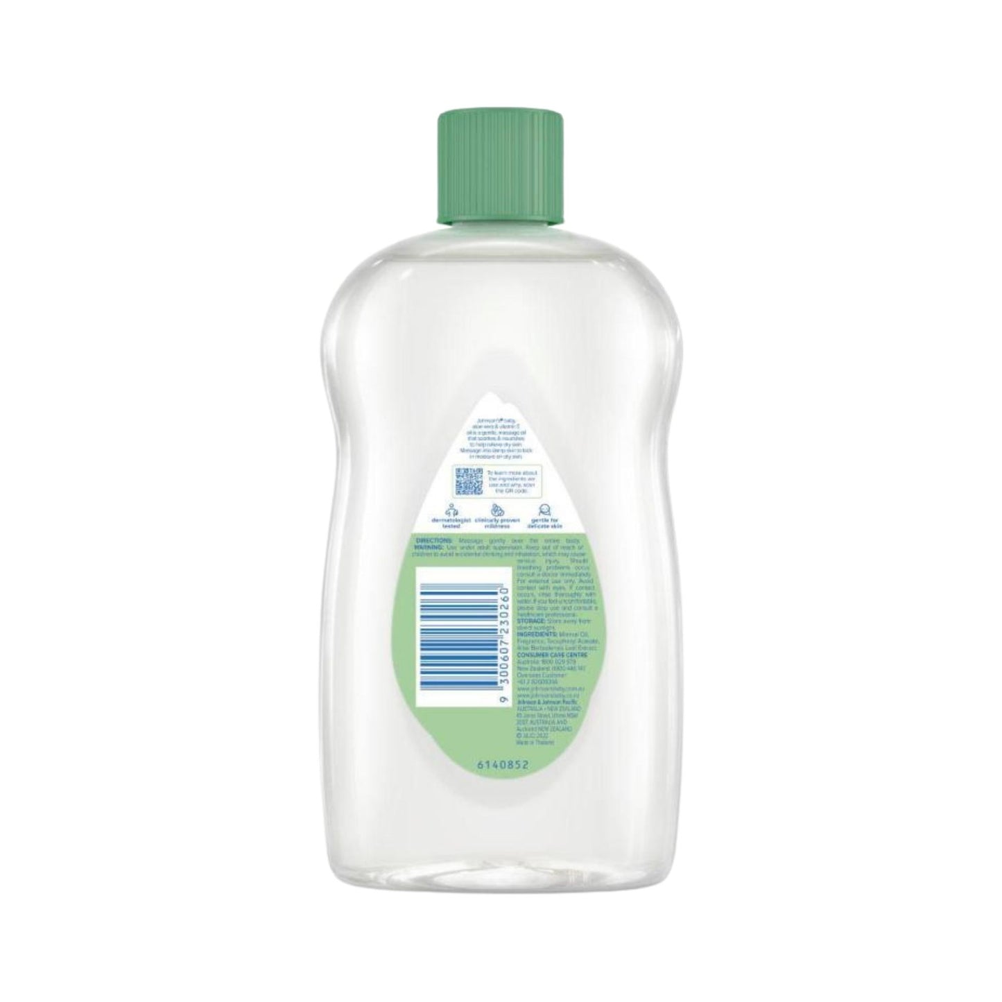 Johnson's Baby 500m Aloe Vera Oil x3