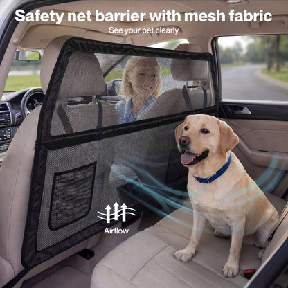 Skylos Dog Car Barrier Net Mesh Dog Guard Universal Vehicle Pet Safety Gate