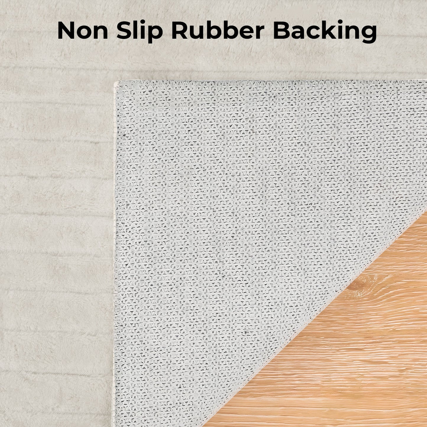 Marlow Washable Area Rug Soft Velvet Floor Mat Non Slip Living Room 120x160cm