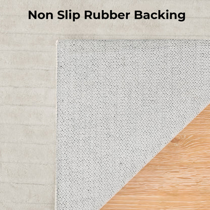 Marlow Large Area Rug for Living Room Bedroom Plush Velvet Soft Floor Carpet