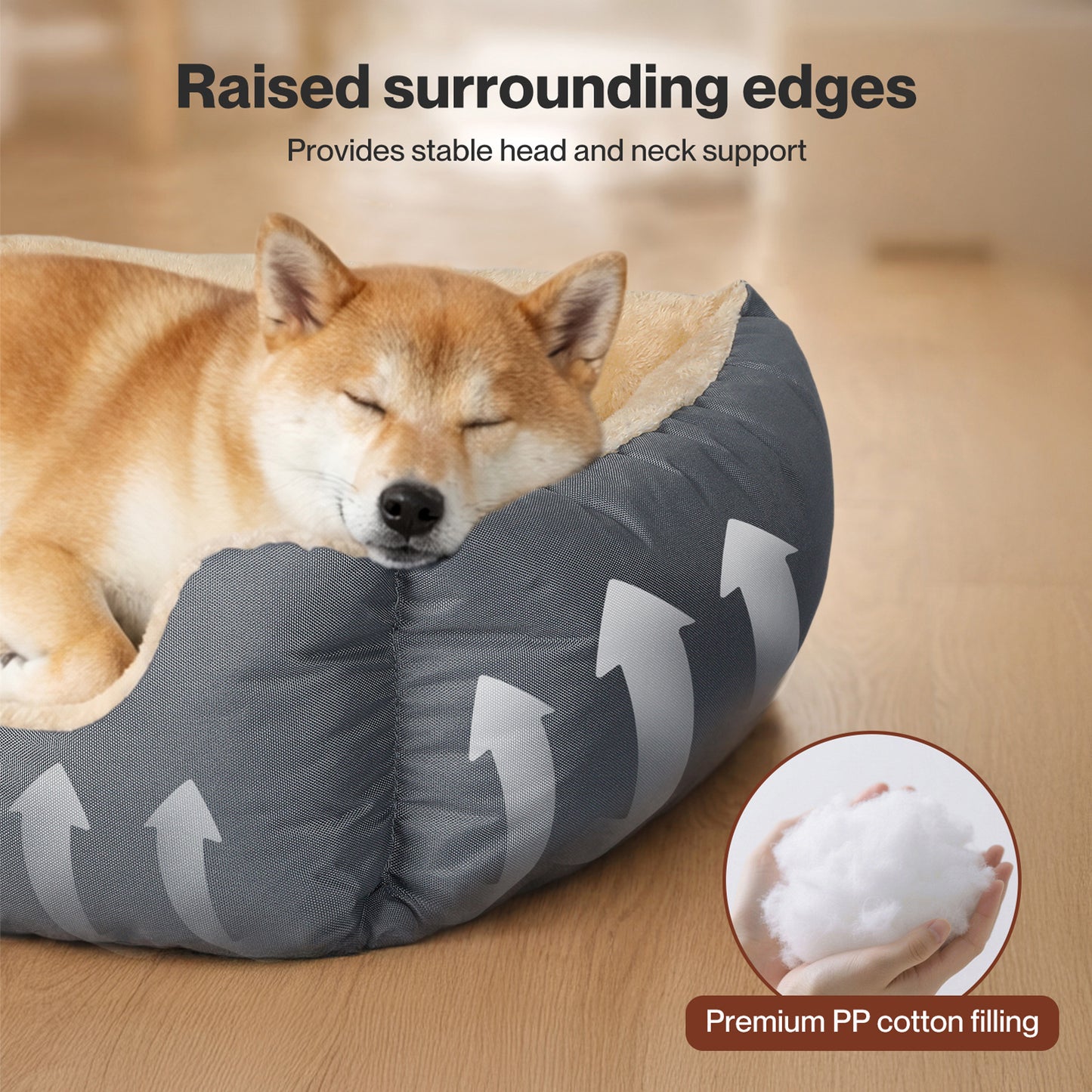 Skylos Pet Dog Bed Cat Mattress Luxury Soft Puppy Cushion Warm Pet Basket Large