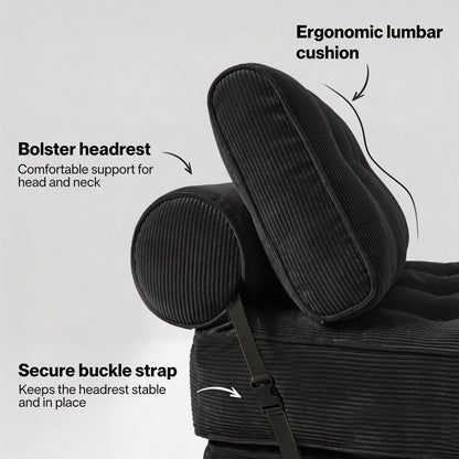 Levede Convertible Sofa Bed 3-IN-1 Portable Boneless Counch Lightweight Foldable