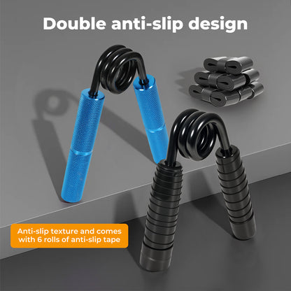 Centra Hand Grip Strengthener Set Gym Trainer Gripper Metal Non Slip 100-350LB