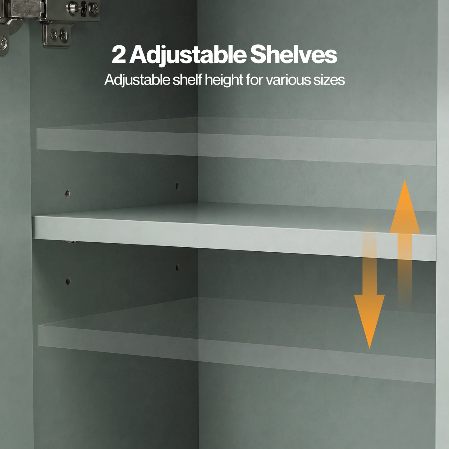 Levede Tall Bathroom Cabinet Narrow Storage Cupboard Adjustable Fluted 3 Tier