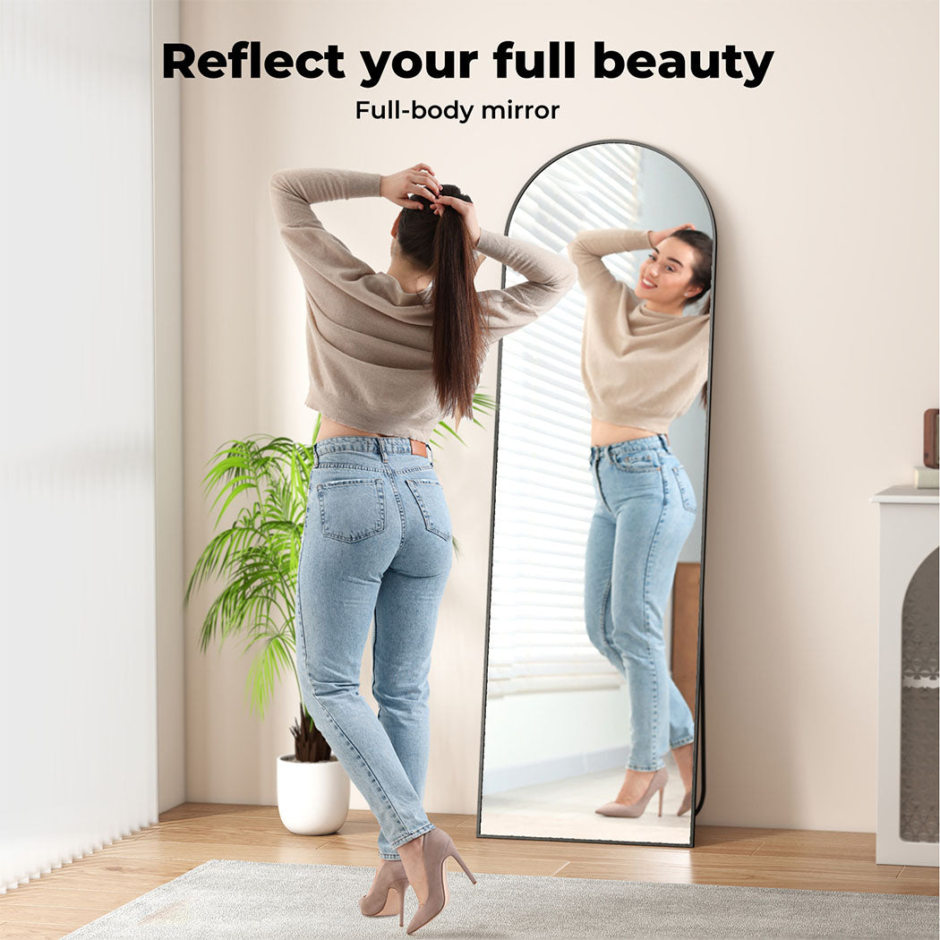 Levede 165X60CM Full Length Mirror Floor Standing Wall Mounted Mirror Home Decor
