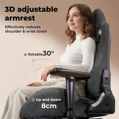 Levede Ergonomic Office Chair 165° Reclining Executive Chair Spring Foam Cushion