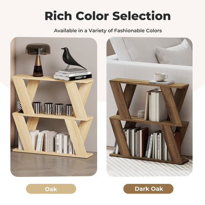 Levede Slim Side Table with Storage Shelf Sofa End  Accent Table Wooden 2 Tier