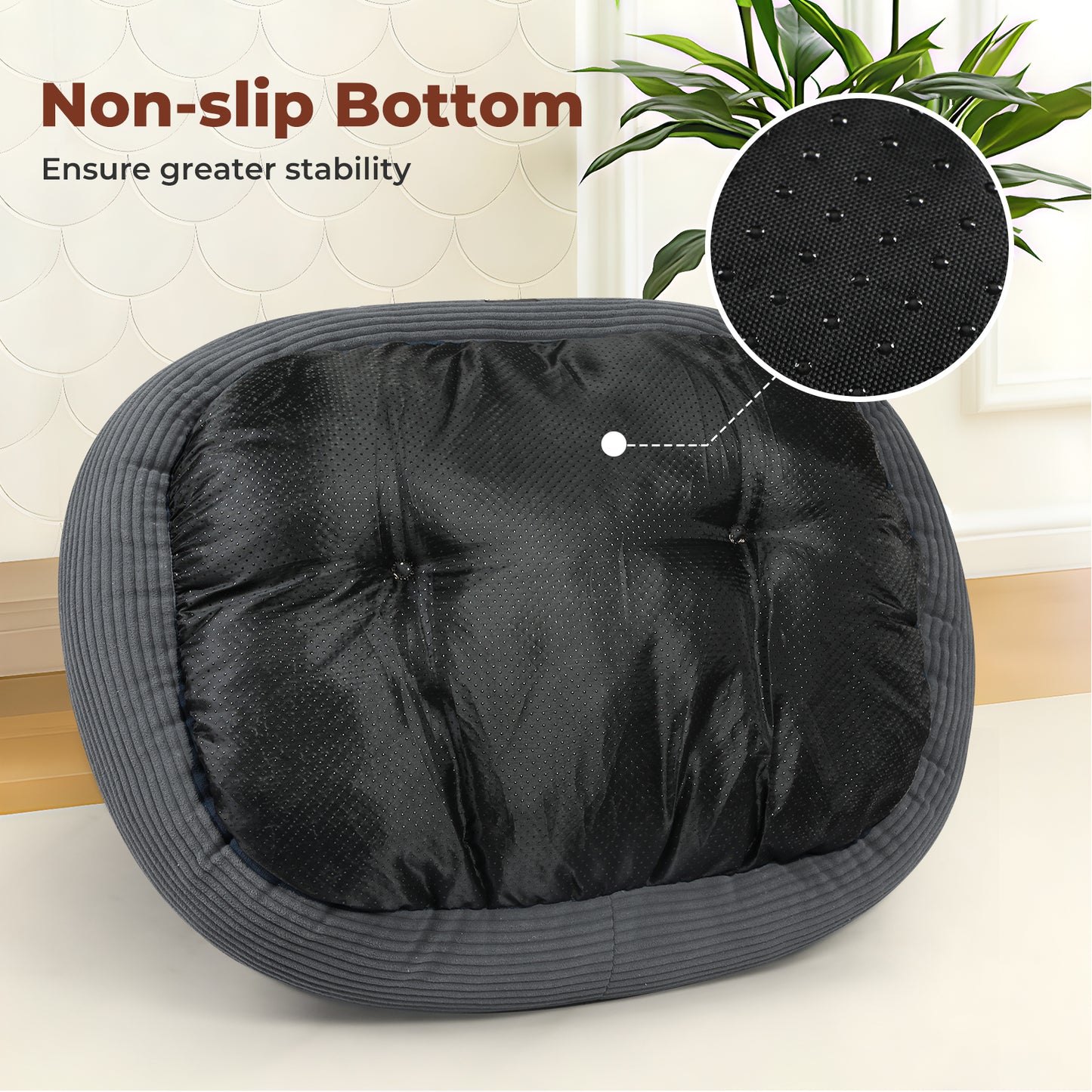 Luxury Pet Bed Orthopedic Calming Small Large Dog Bed Plush Washable Cushion Mat