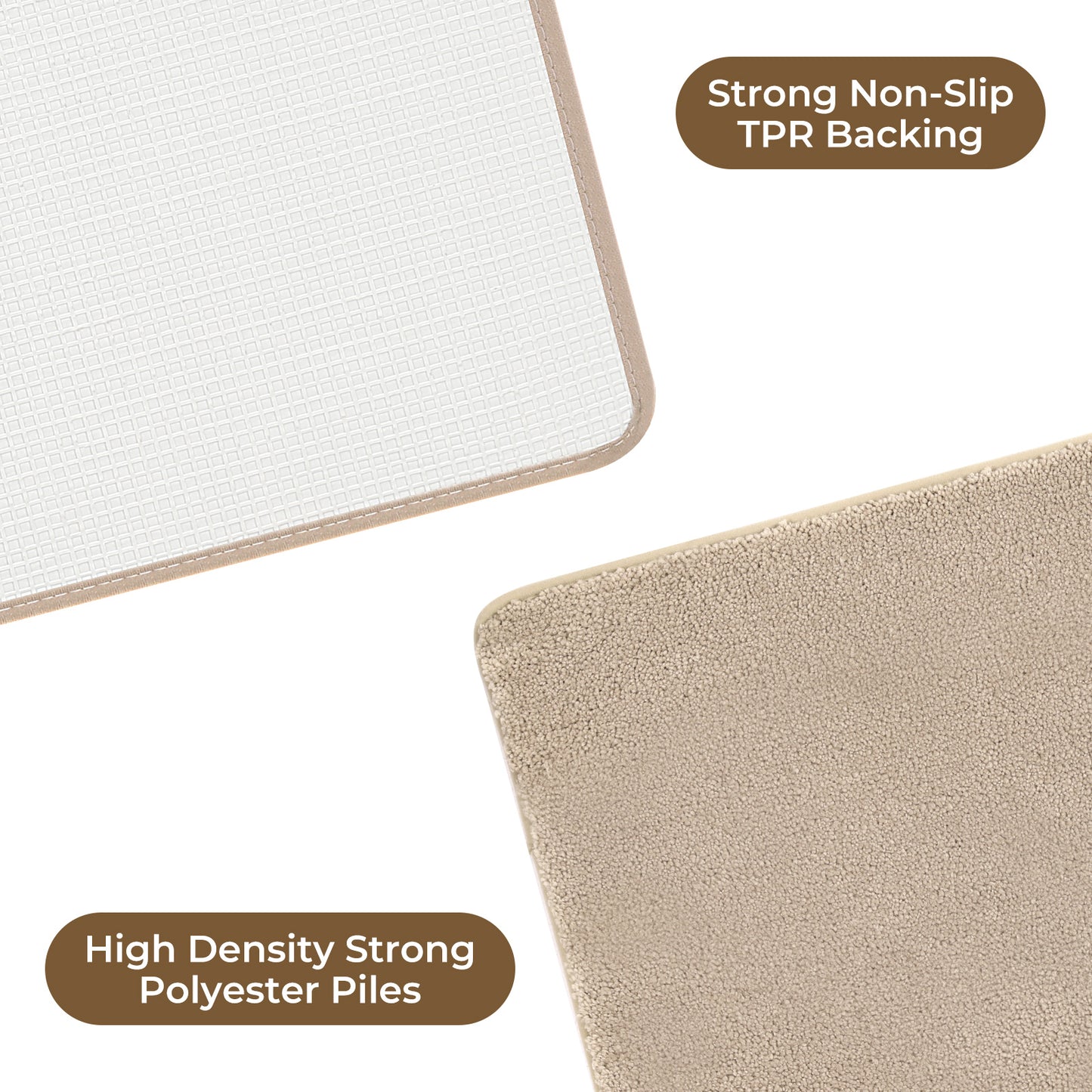 Marlow Door Mats Indoor Washable Runner Rugs Non Slip Kitchen Floor Mat 50x80cm