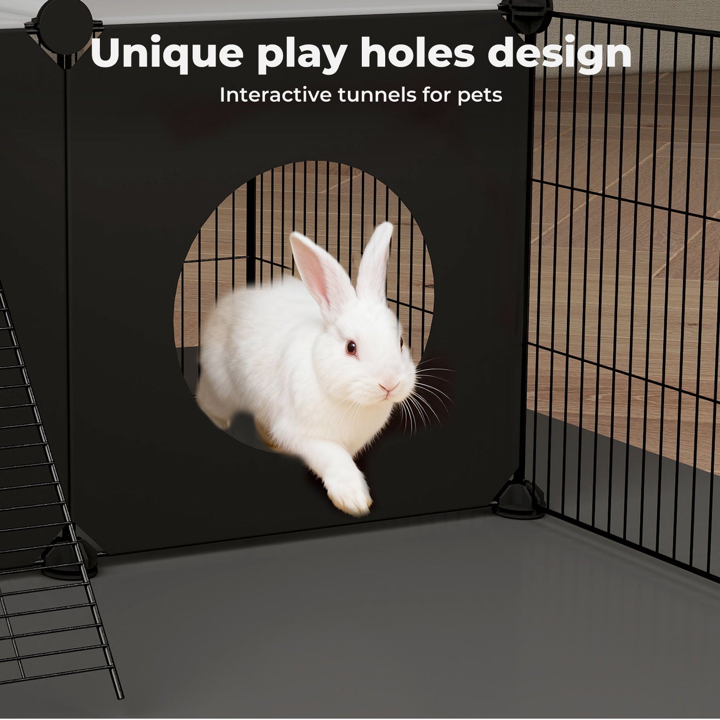 Small Animal Playpen Puppy Rabbit Fence Hamster Exercise Run Enclosure Indoor