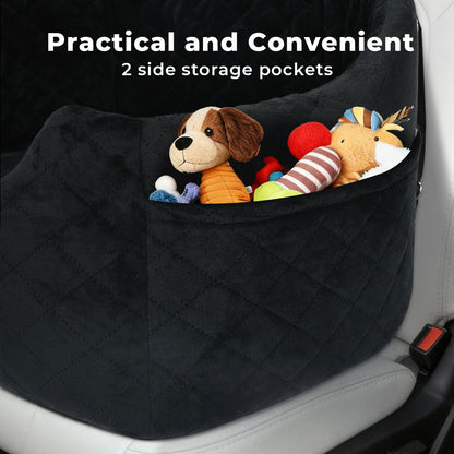 Skylos Dog Booster Car Seat Safe Travel Carrier Bed Bag Basket Pet Puppy Cat