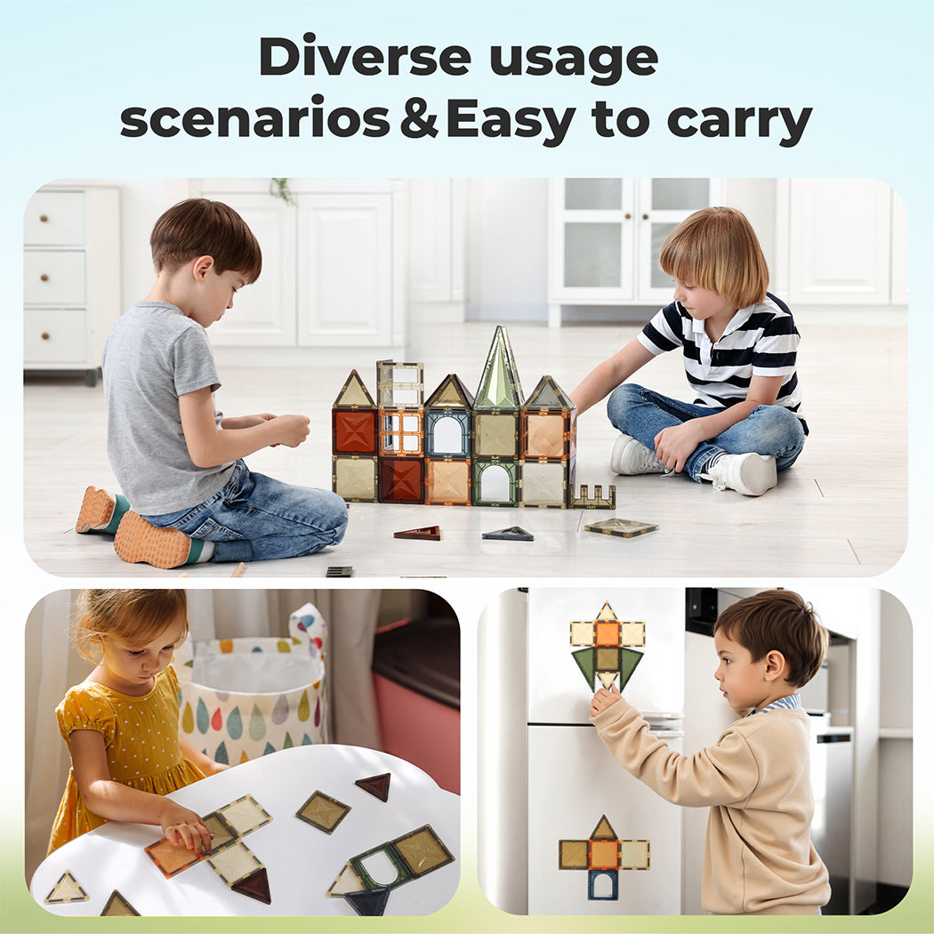Dekko Magnetic Building Blocks Tiles for Kids Gift Educational Construction Toy