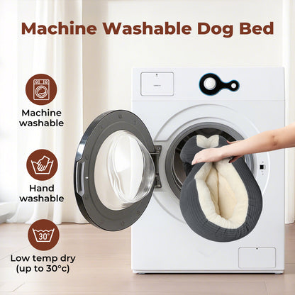 Luxury Pet Bed Orthopedic Calming Small Large Dog Bed Plush Washable Cushion Mat
