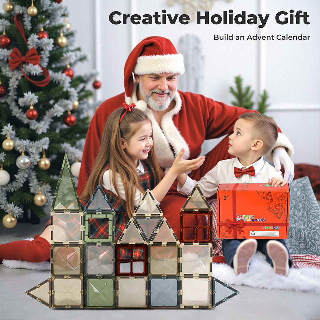 Dekko Magnetic Building Blocks Tiles Kids STEM Educational Toy 40pc 60pc 100pc