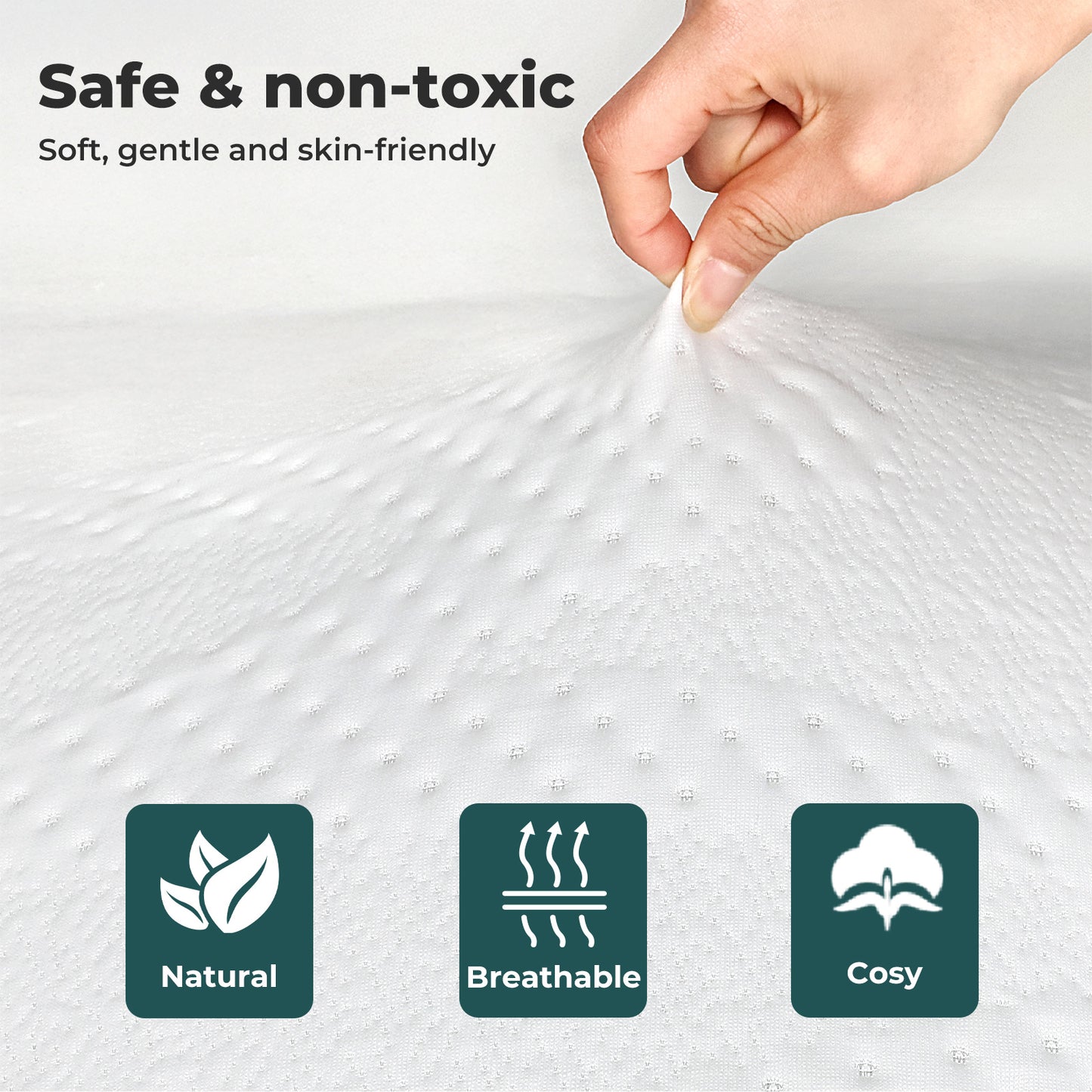 Lavio Camping Mattress Topper Memory High Density Foam Mattress Roll Floor Mat