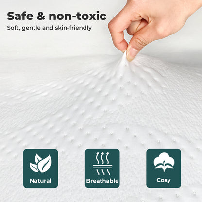Lavio Camping Mattress Topper High Density Foam Car Floor Roll Bed Mat Portable