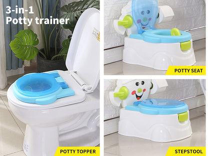 Dekko Kids Potty Trainer Seat Safety Toilet Training Toddler Children Non Slip