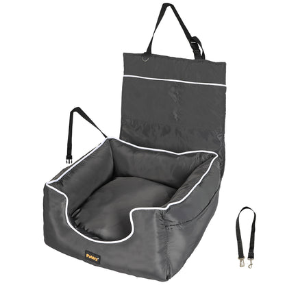 Skylos Dog Car Booster Seat  Pet Backrest Safe Protector Waterproof Travel Bed