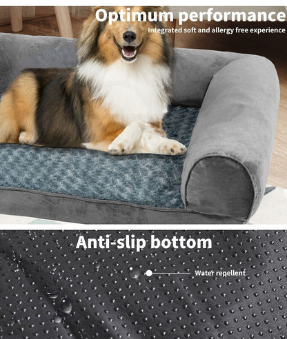 Skylos Orthopeadic Pet Bed Large Dog Mattress Cushion Soft Washable Suppotive